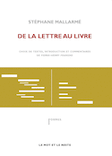 De la lettre au livre